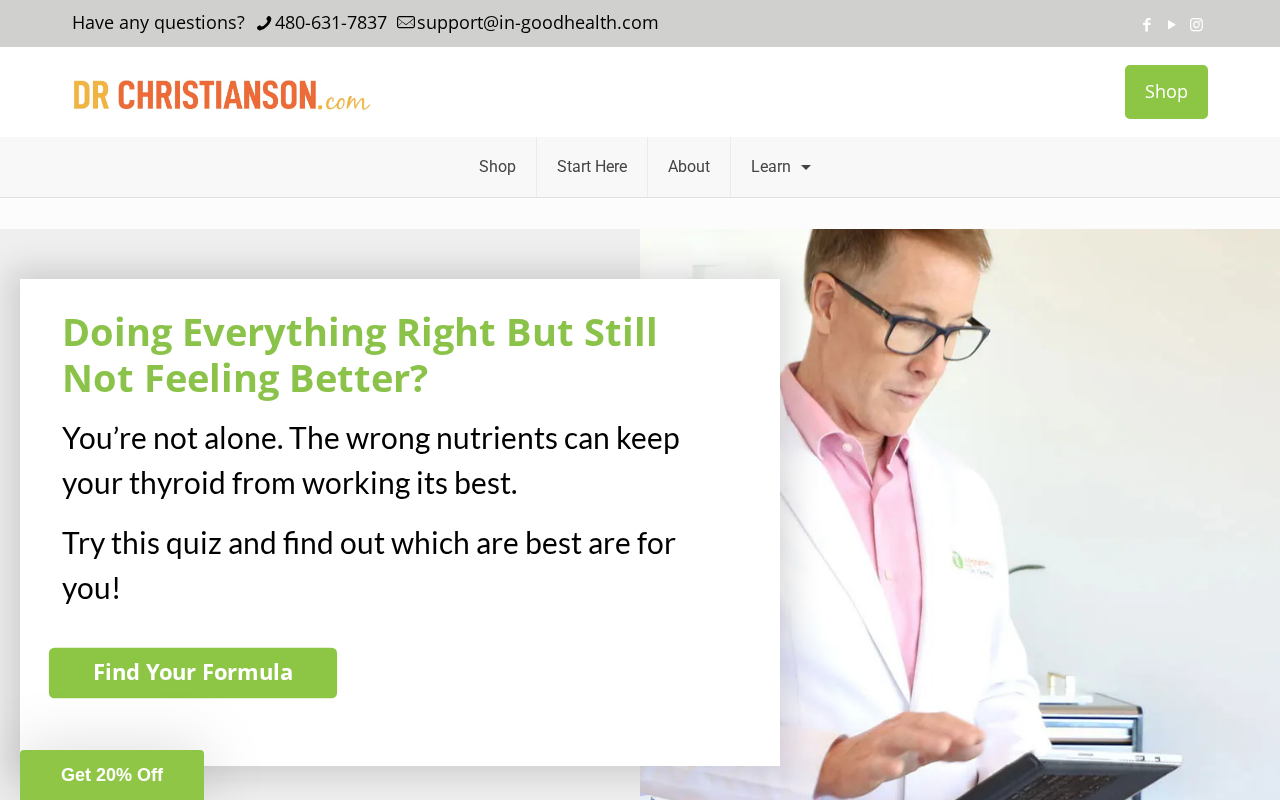 Dr. Christianson website