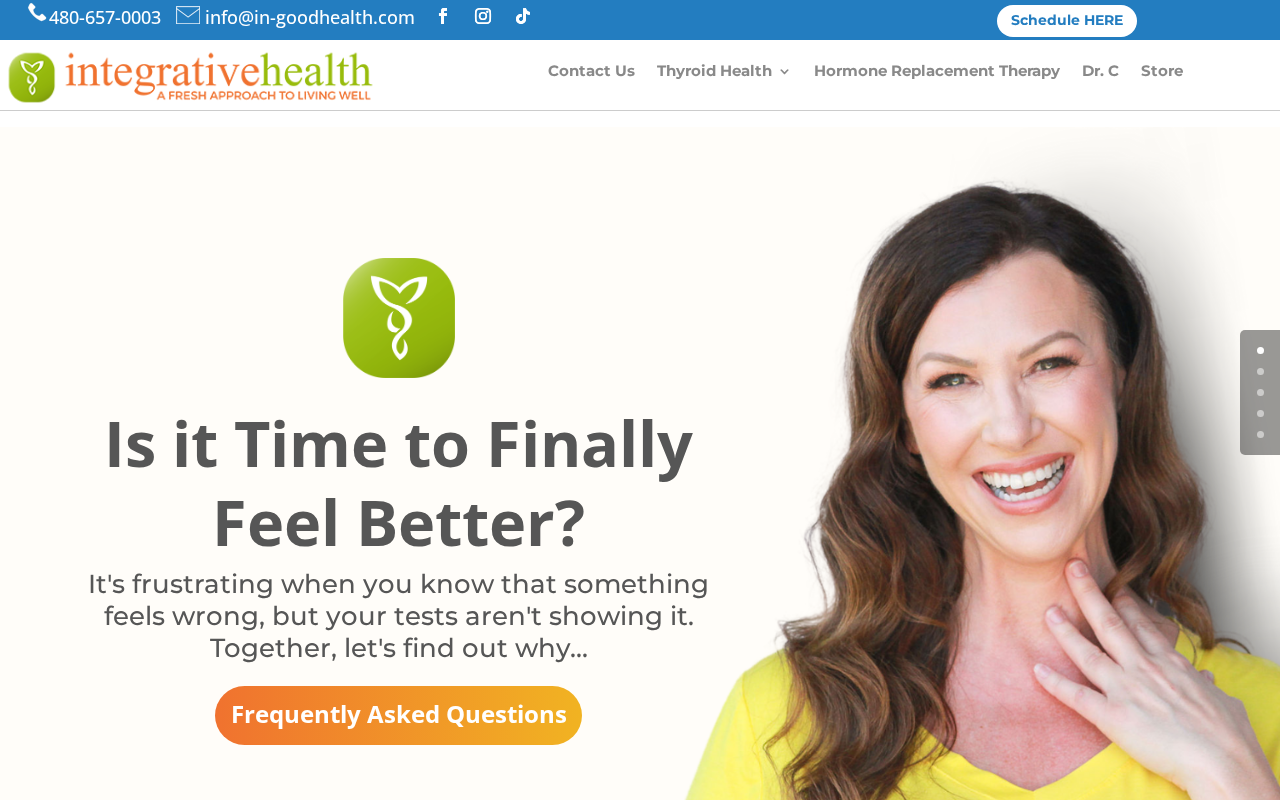 Integrative Healthcare website